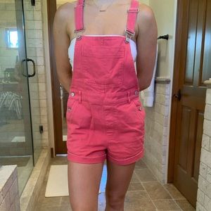 Overall shorts